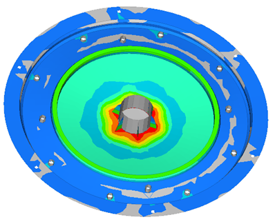 Bottom-face drop housing cover